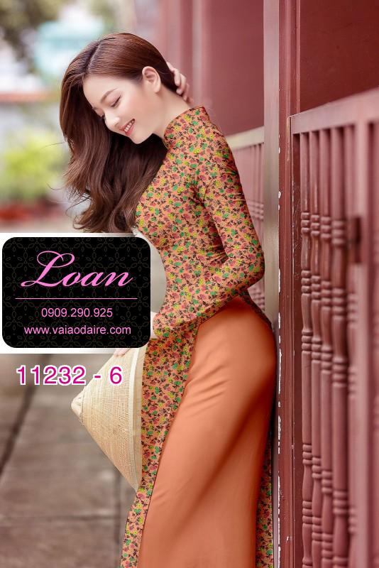 Vải áo dài hoa nhí