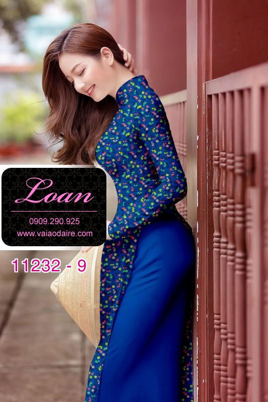 Vải áo dài hoa nhí