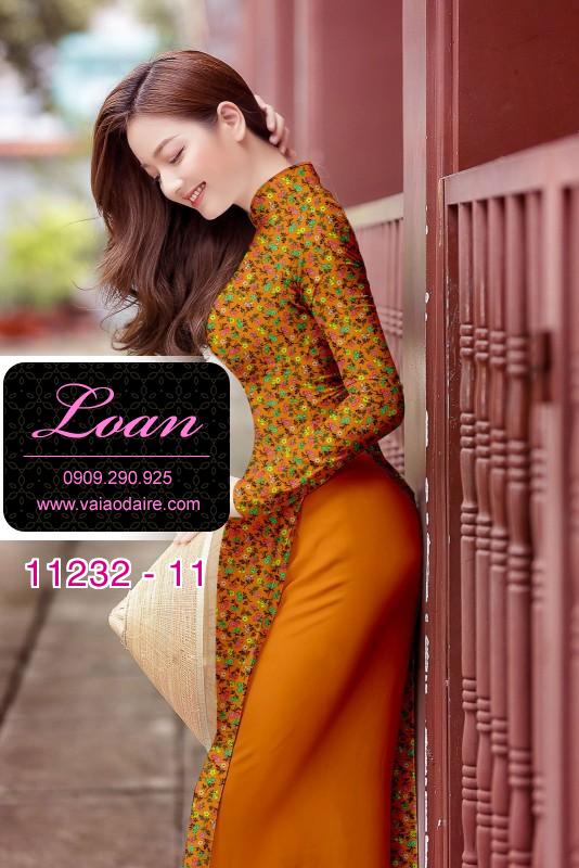 Vải áo dài hoa nhí