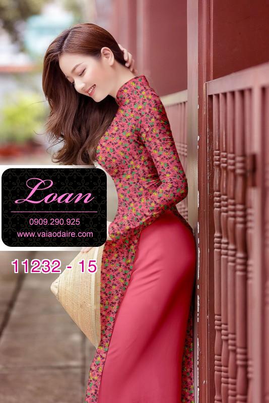 Vải áo dài hoa nhí