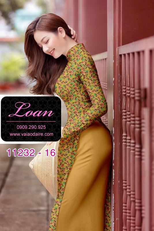 Vải áo dài hoa nhí