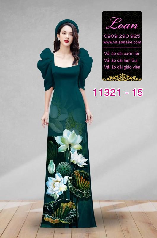 Vải áo dài hoa sen Vải áo dài hoa sen