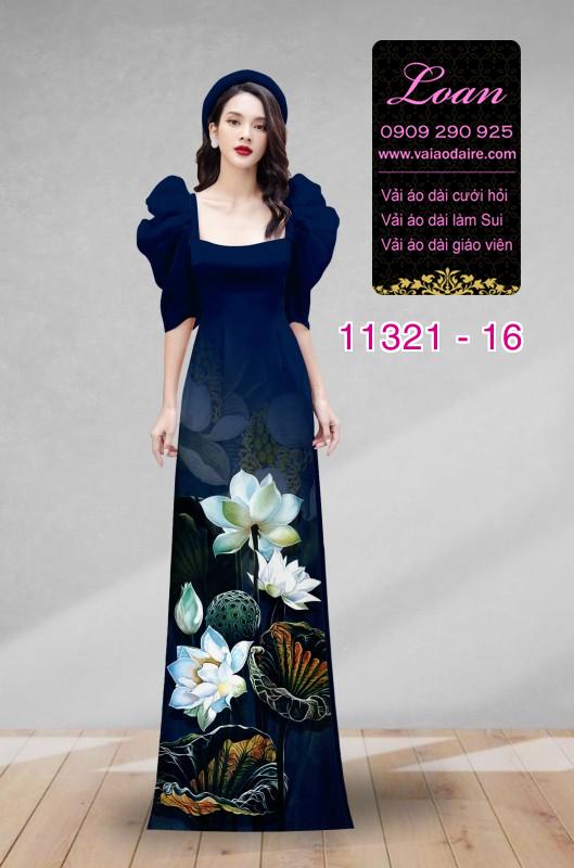Vải áo dài hoa sen Vải áo dài hoa sen