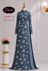 Vải áo dài hoa nguyên áo