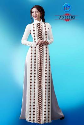 Vải áo dài hoa nhí dọc-DT 1137