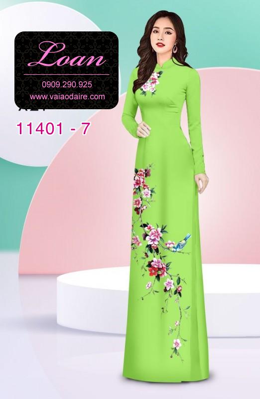 Vải áo dài hoa 3D Vải áo dài hoa 3D