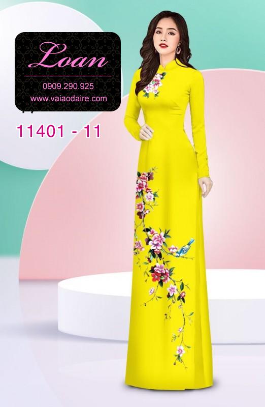 Vải áo dài hoa 3D Vải áo dài hoa 3D