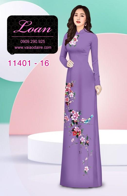 Vải áo dài hoa 3D Vải áo dài hoa 3D