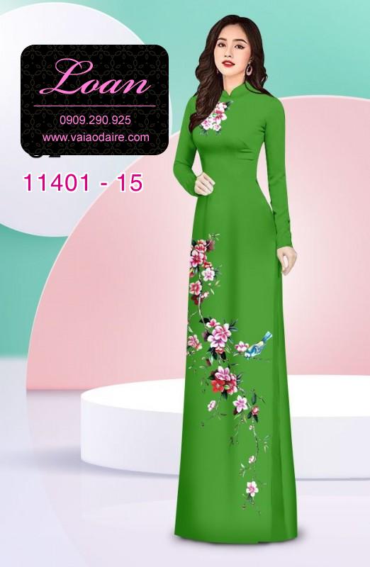 Vải áo dài hoa 3D Vải áo dài hoa 3D