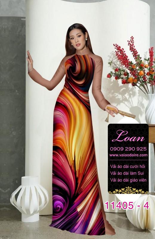 Vải áo dài lập thể
