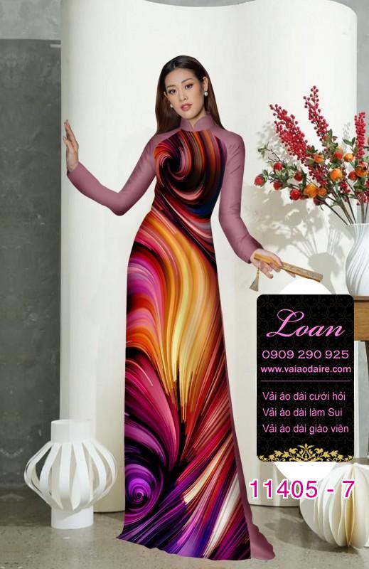 Vải áo dài lập thể