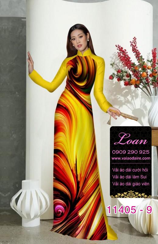 Vải áo dài lập thể