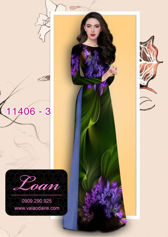 Vải áo dài lập thể