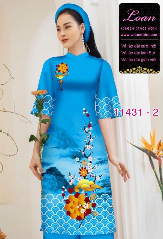 Vải áo dài cách tân tết