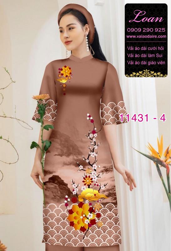 Vải áo dài cách tân tết