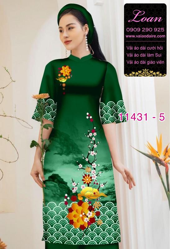 Vải áo dài cách tân tết