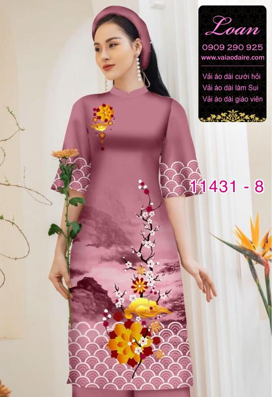 Vải áo dài cách tân tết