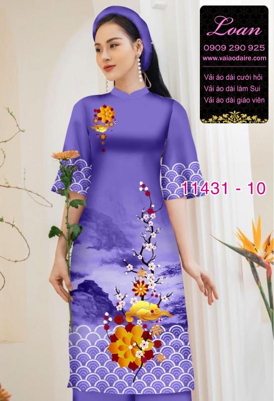 Vải áo dài cách tân tết
