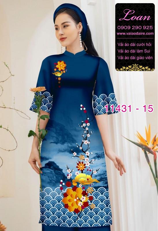 Vải áo dài cách tân tết