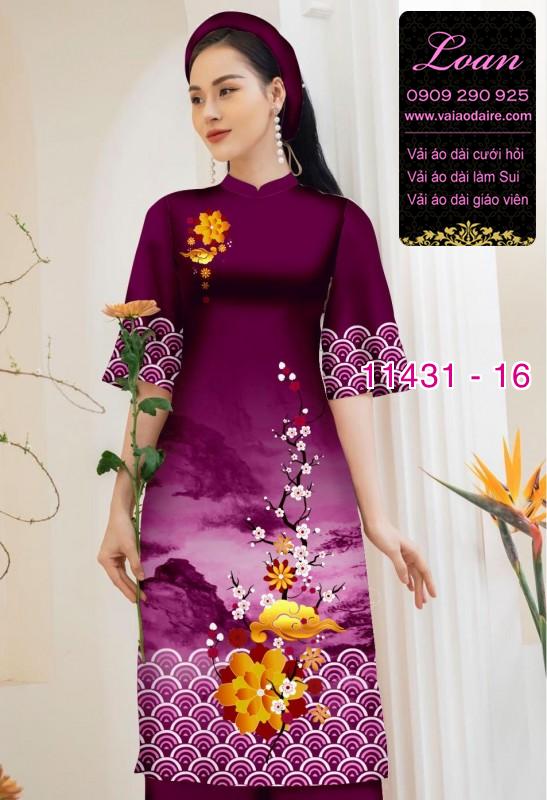 Vải áo dài cách tân tết