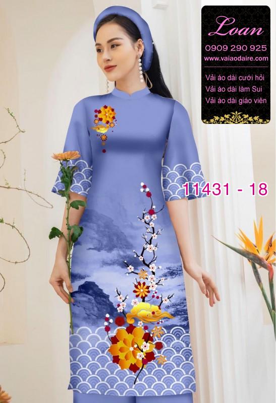 Vải áo dài cách tân tết
