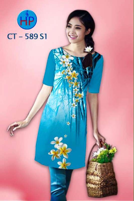 Vải áo dài Cách Tân hoa Sứ