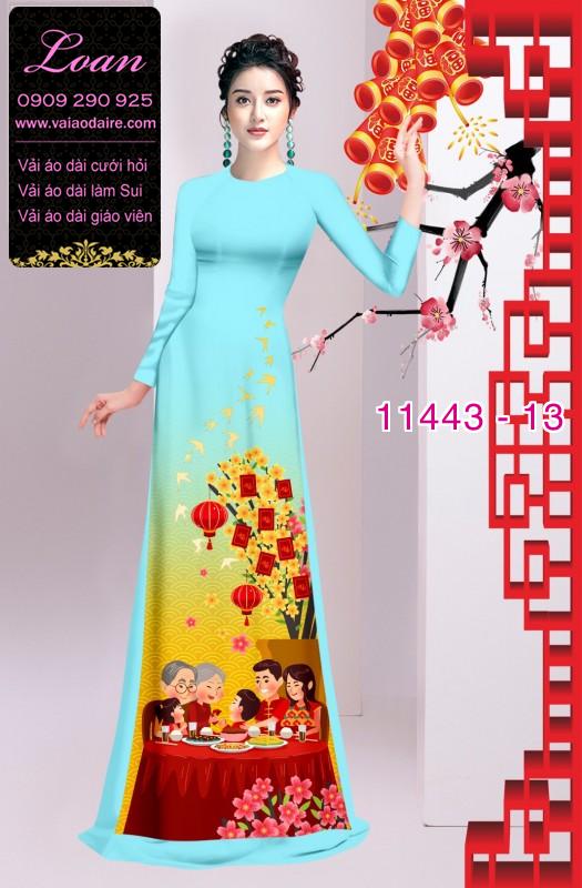 Vải áo dài tết hoa mai Vải áo dài tết hoa mai