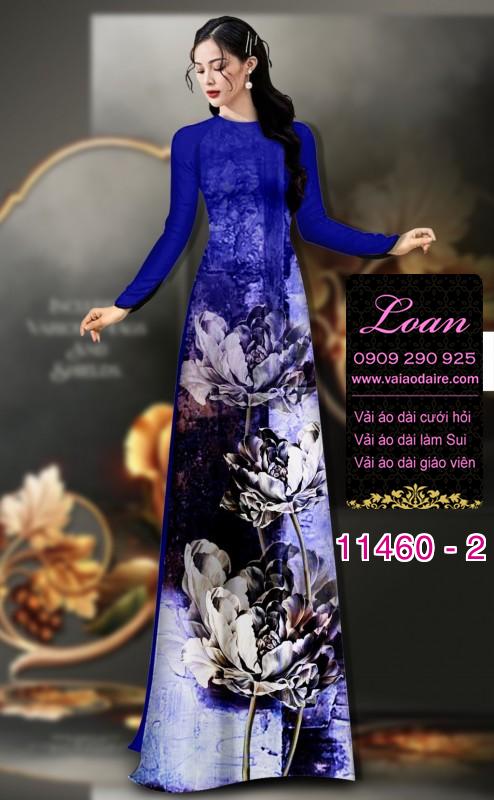 Vải áo dài hoa sen