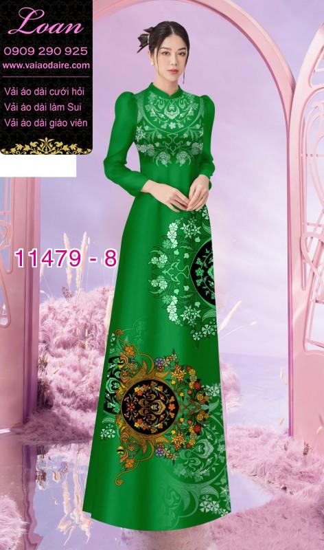 Vải áo dài hoa 3D Vải áo dài hoa 3D