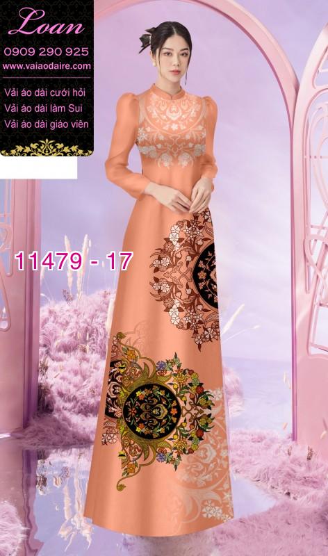 Vải áo dài hoa 3D Vải áo dài hoa 3D