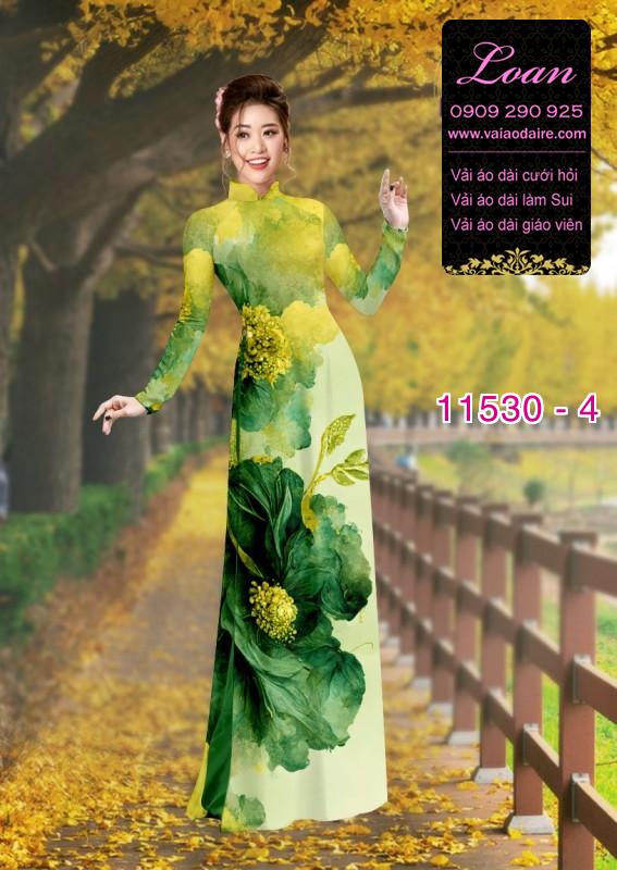 Vải áo dài hoa 3D Vải áo dài hoa 3D