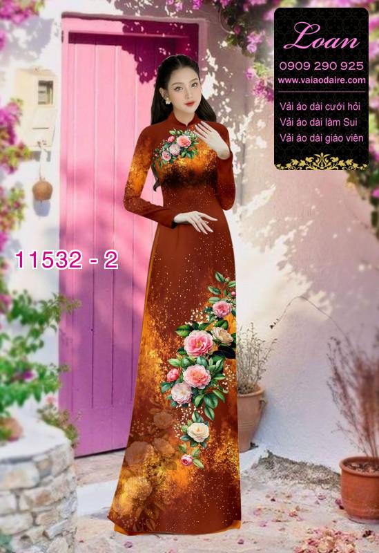 Vải áo dài hoa 3D Vải áo dài hoa 3D