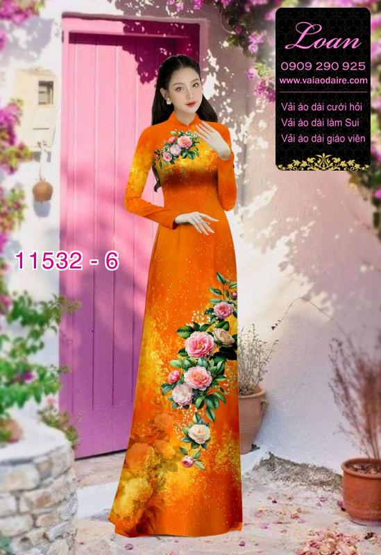 Vải áo dài hoa 3D Vải áo dài hoa 3D