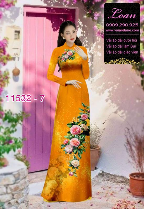 Vải áo dài hoa 3D Vải áo dài hoa 3D