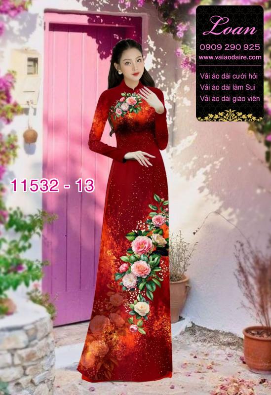 Vải áo dài hoa 3D Vải áo dài hoa 3D