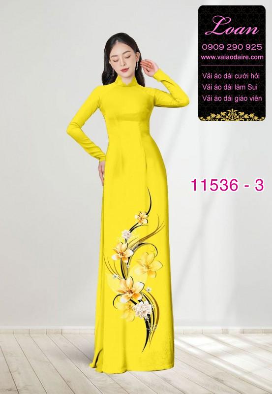 Vải áo dài hoa 3D Vải áo dài hoa 3D