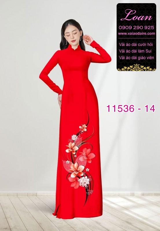 Vải áo dài hoa 3D Vải áo dài hoa 3D