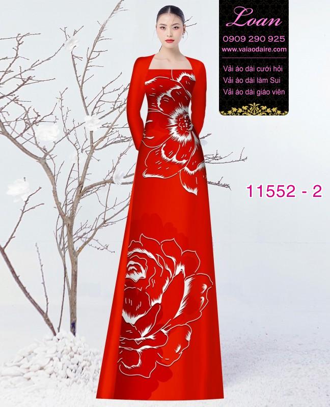 Vải áo dài hoa 3D Vải áo dài hoa 3D
