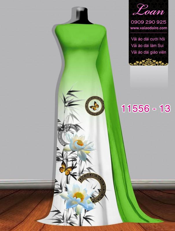 Vải áo dài hoa 3D Vải áo dài hoa 3D