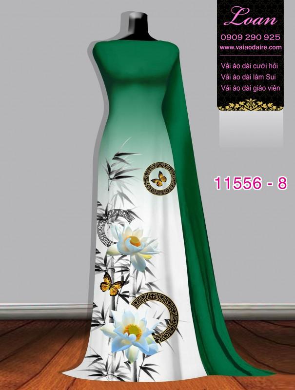 Vải áo dài hoa 3D Vải áo dài hoa 3D