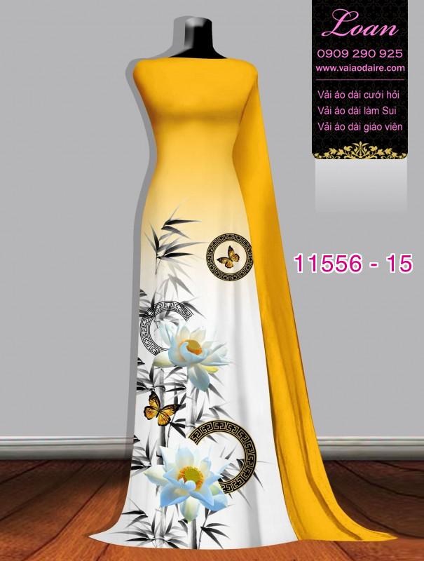Vải áo dài hoa 3D Vải áo dài hoa 3D