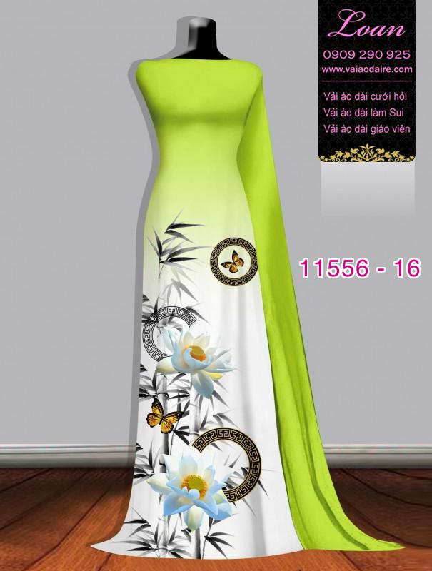 Vải áo dài hoa 3D Vải áo dài hoa 3D