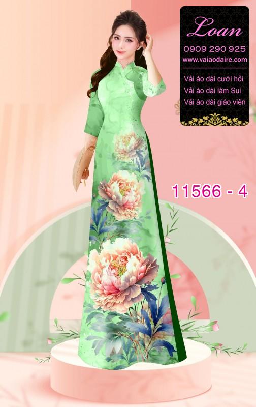 Vải áo dài hoa 3D Vải áo dài hoa 3D