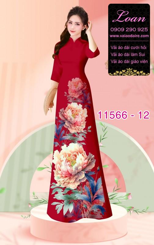Vải áo dài hoa 3D Vải áo dài hoa 3D