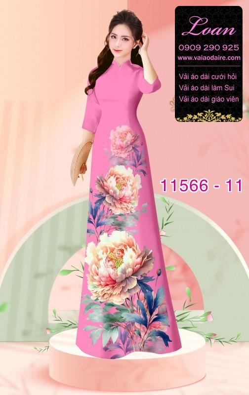 Vải áo dài hoa 3D Vải áo dài hoa 3D