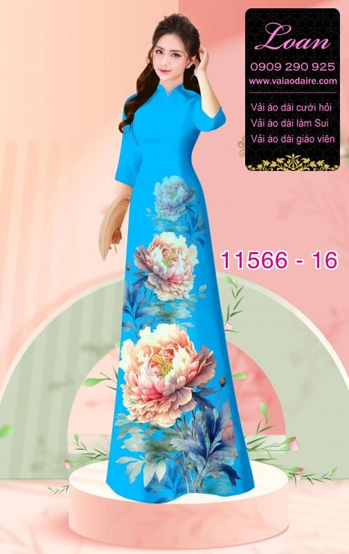 Vải áo dài hoa 3D Vải áo dài hoa 3D