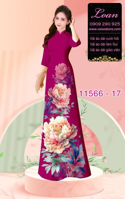 Vải áo dài hoa 3D Vải áo dài hoa 3D