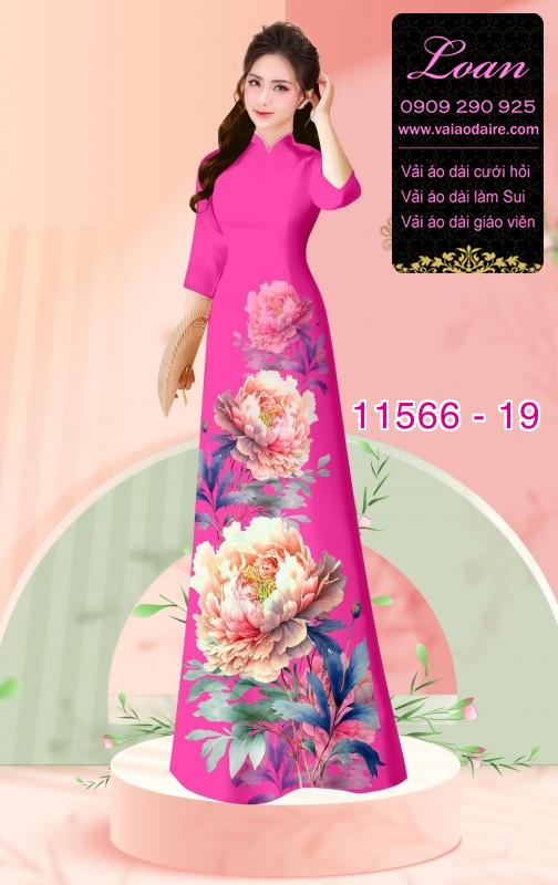 Vải áo dài hoa 3D Vải áo dài hoa 3D