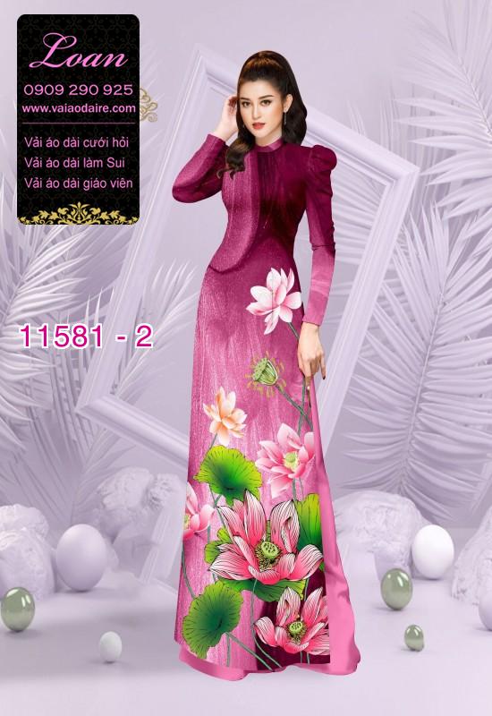 Vải áo dài hoa sen Vải áo dài hoa sen