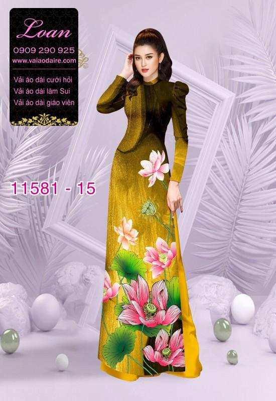 Vải áo dài hoa sen Vải áo dài hoa sen